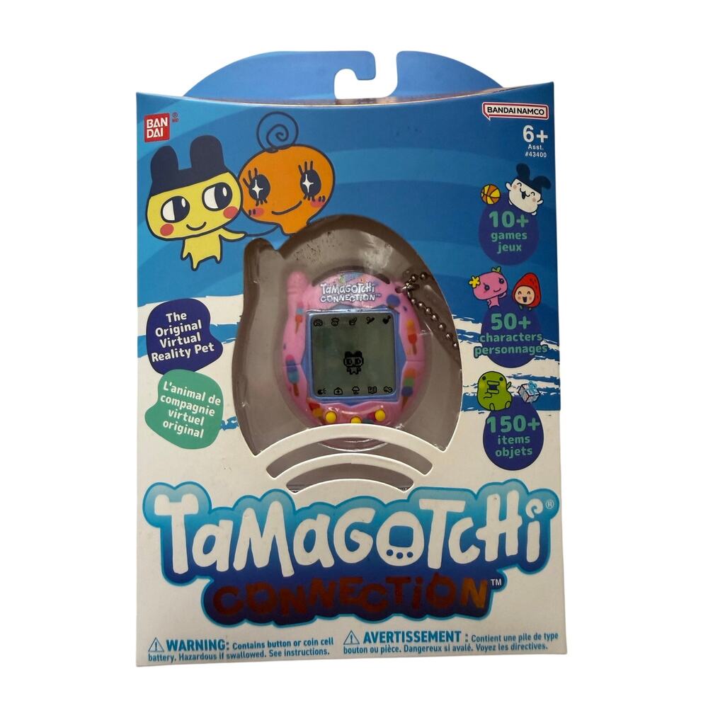 NEW Sealed Tamagotchi Connection Pink Ice Cream Bandai Namco Virtual Pet